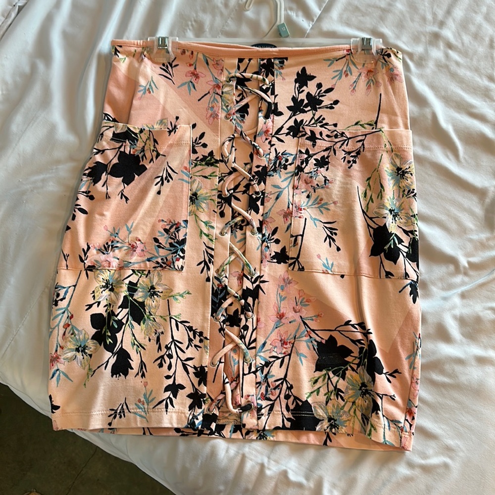 Guess skirt cotton floral med